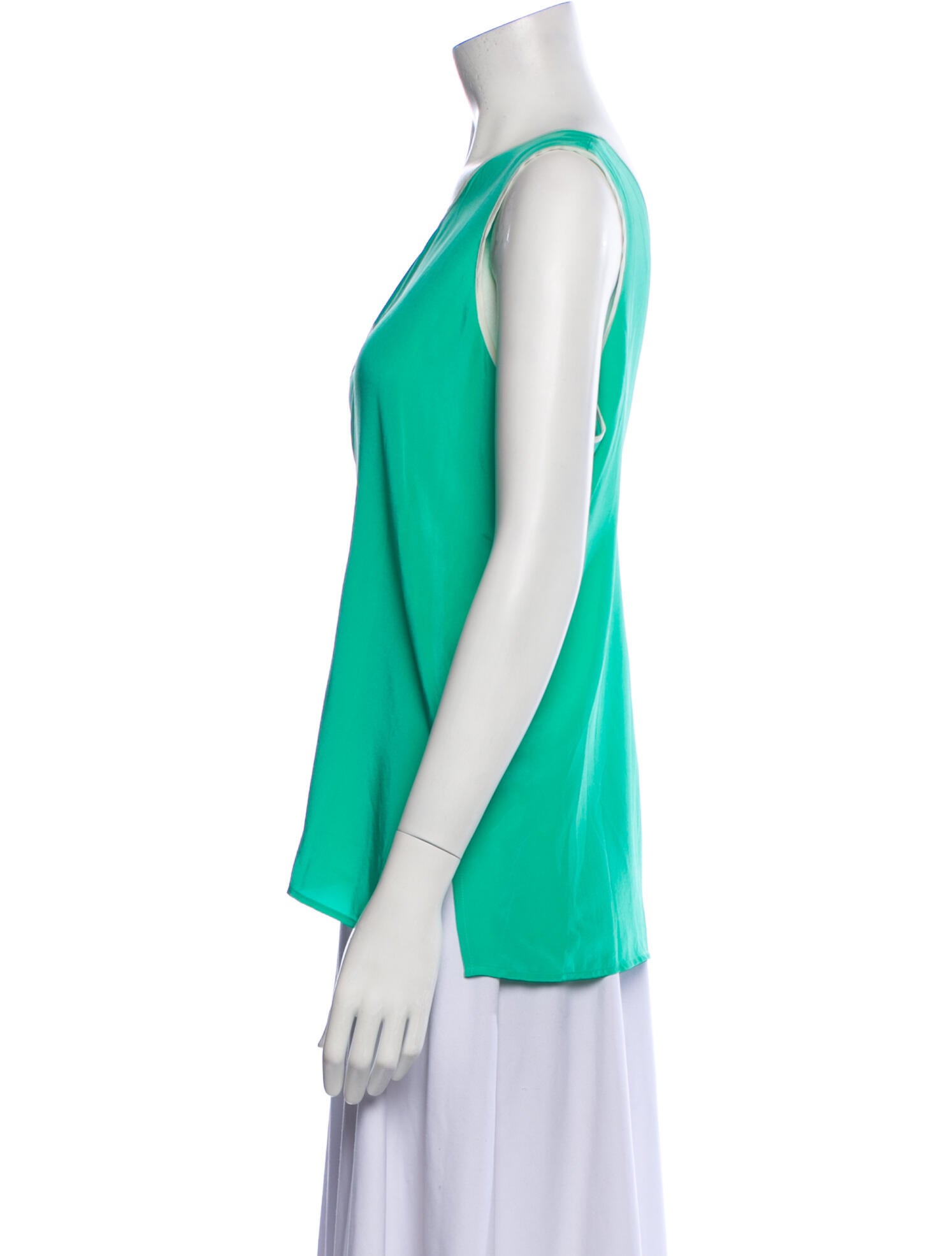 Bob Mackie Wearable Art Silk Graphic Print Top