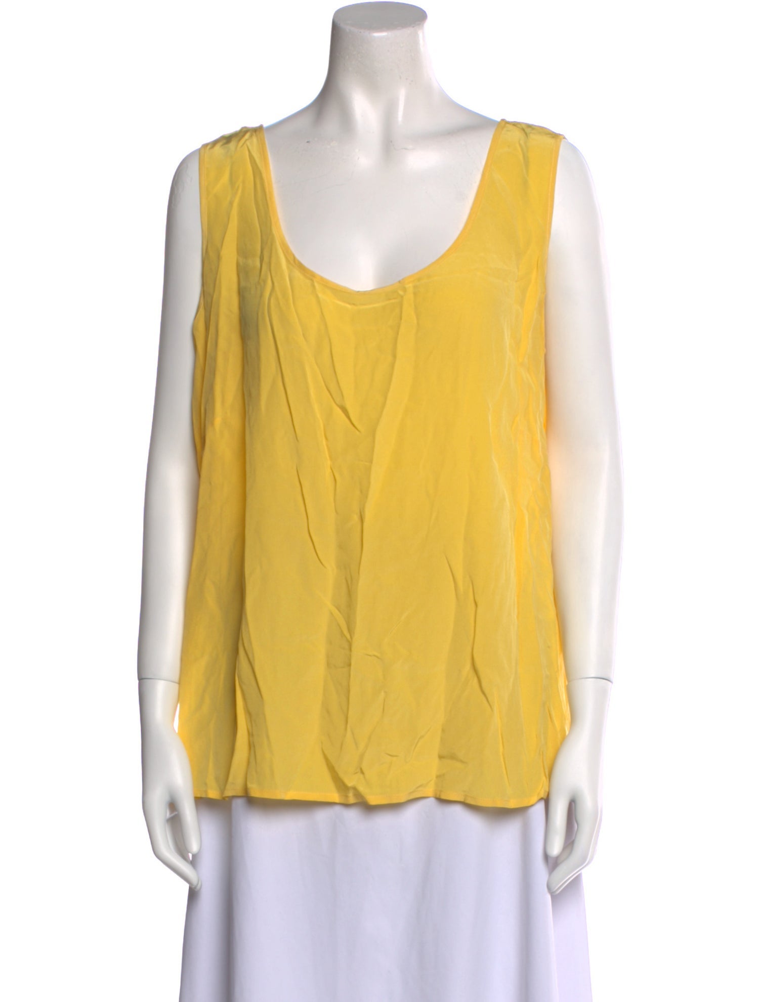 Bob Mackie Wearable Art Silk Scoop Neck Top