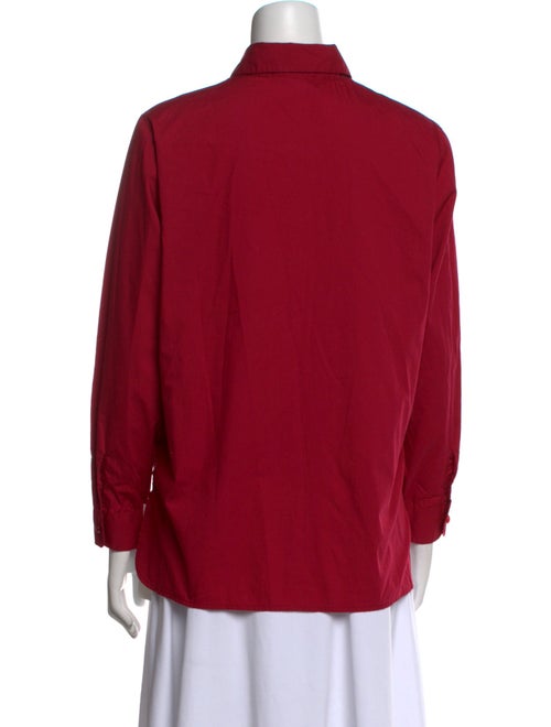 Bob Mackie Wearable Art Long Sleeve Button-Up Top