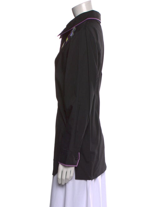 Bob Mackie Wearable Art Long Sleeve Button-Up Top