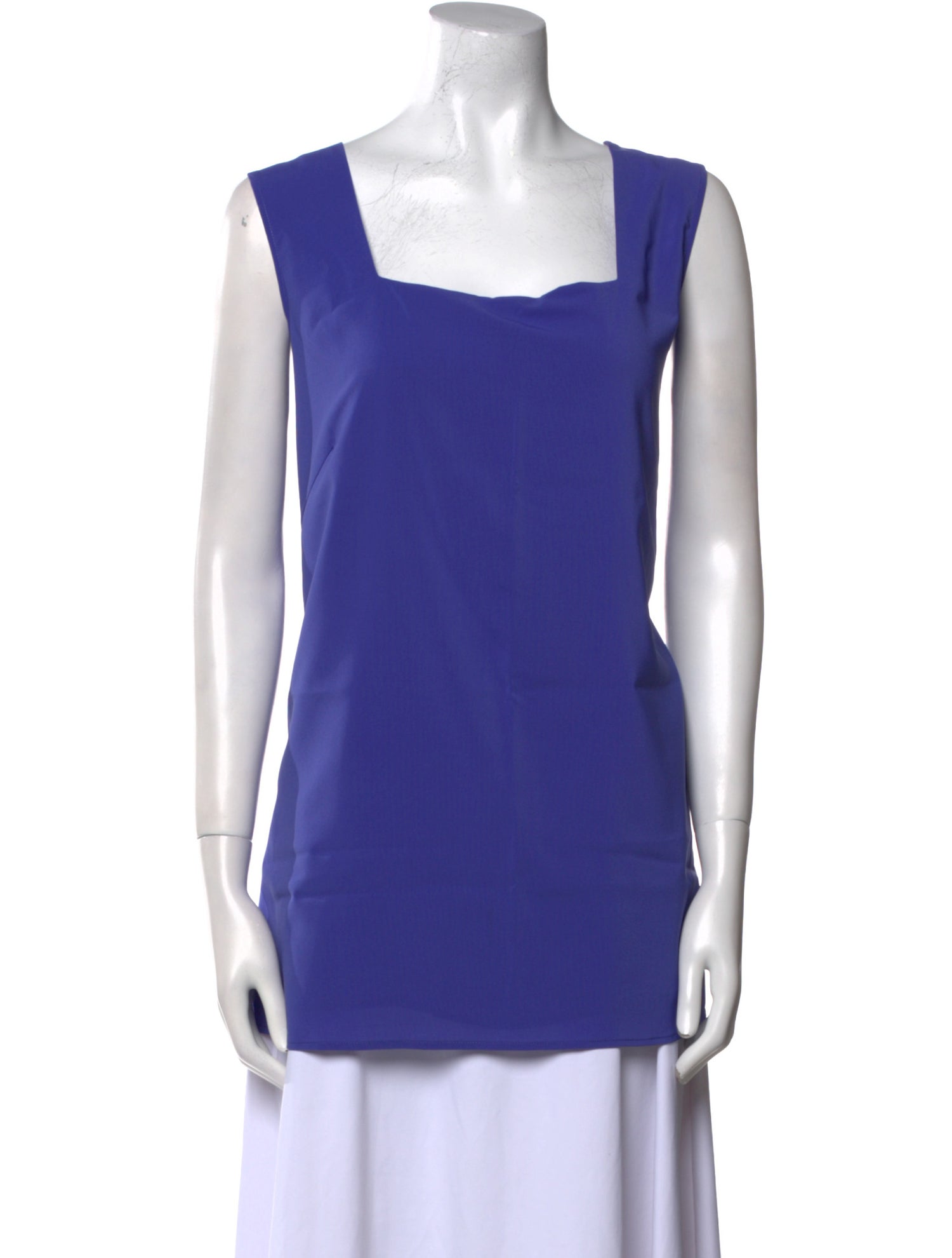 Bob Mackie Wearable Art Square Neckline Sleeveless Top