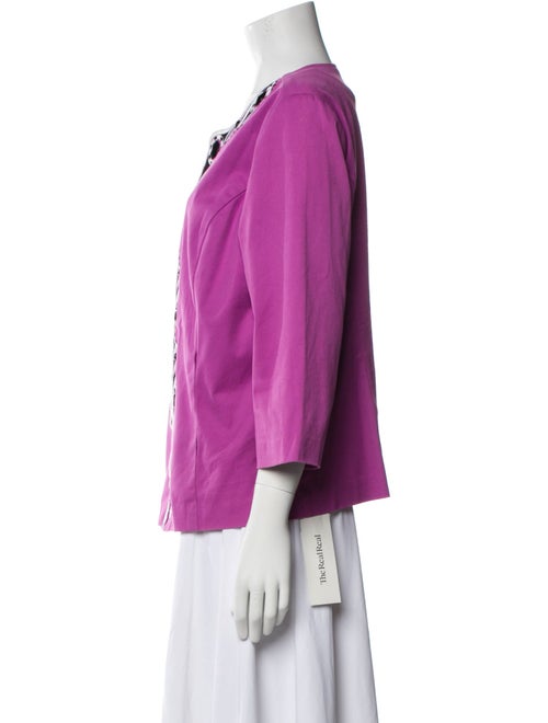 Bob Mackie Wearable Art Printed Evening Jacket