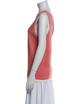 Bob Mackie Wearable Art Bateau Neckline Sleeveless Top
