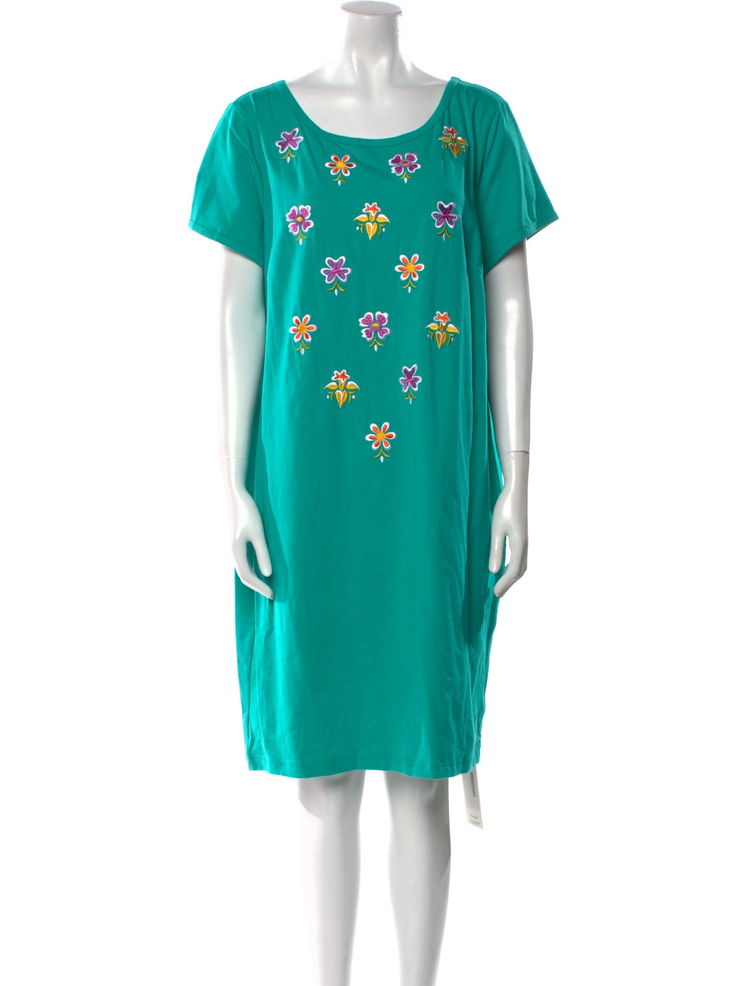 Bob Mackie Wearable Art Scoop Neck Mini Dress