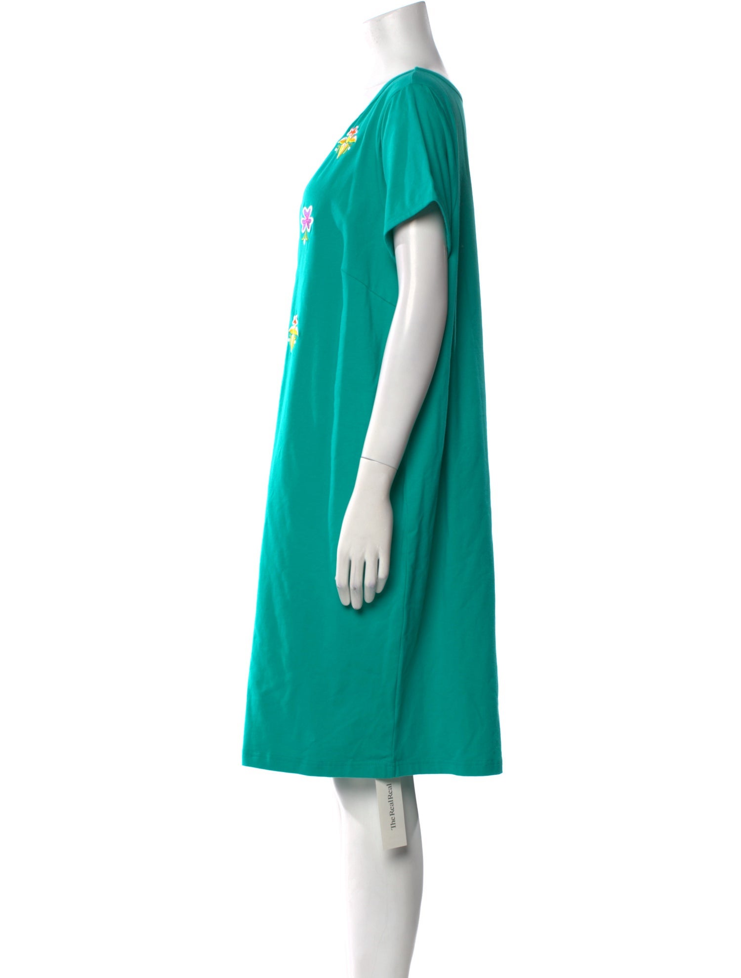 Bob Mackie Wearable Art Scoop Neck Mini Dress