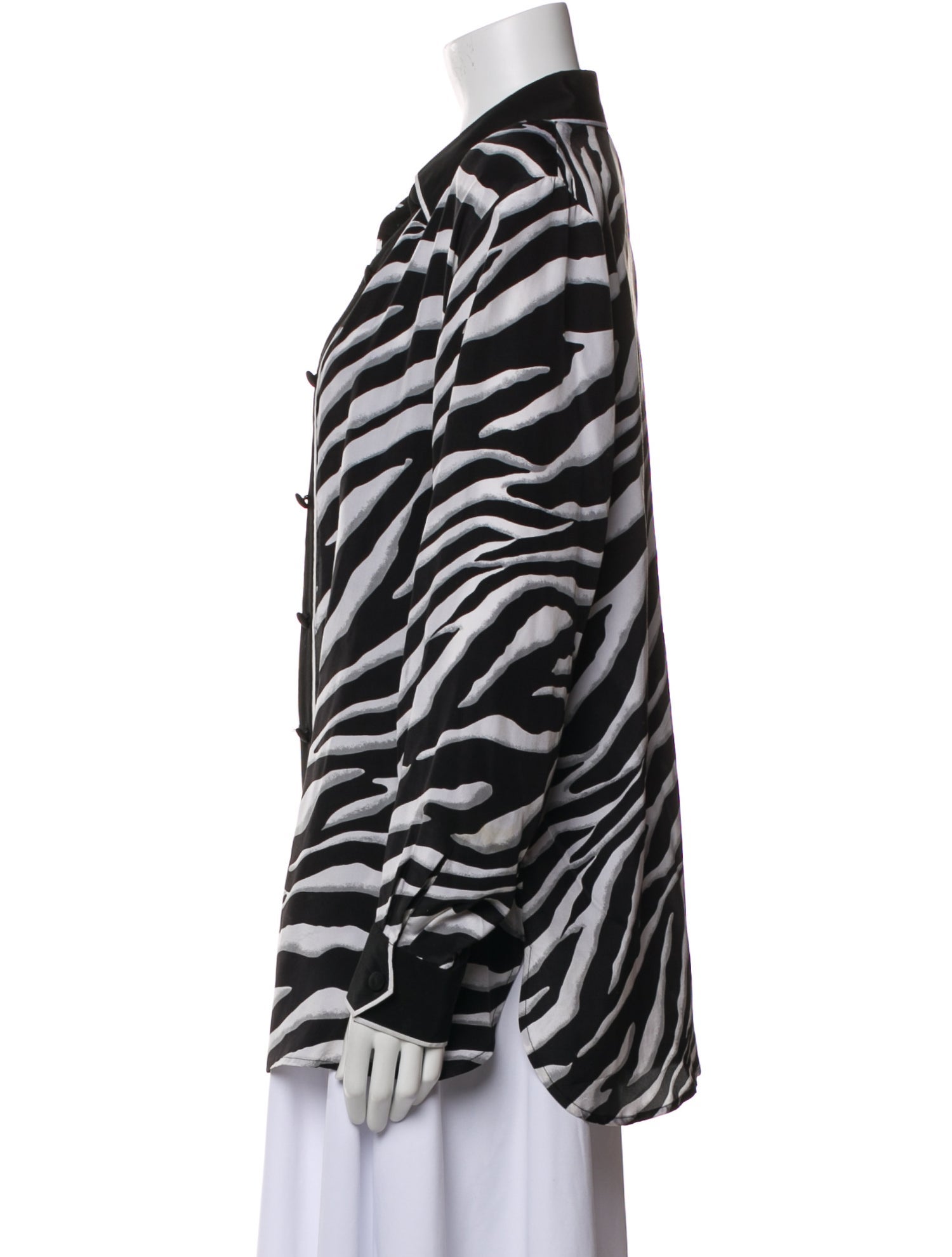 Bob Mackie Wearable Art Silk Striped Set