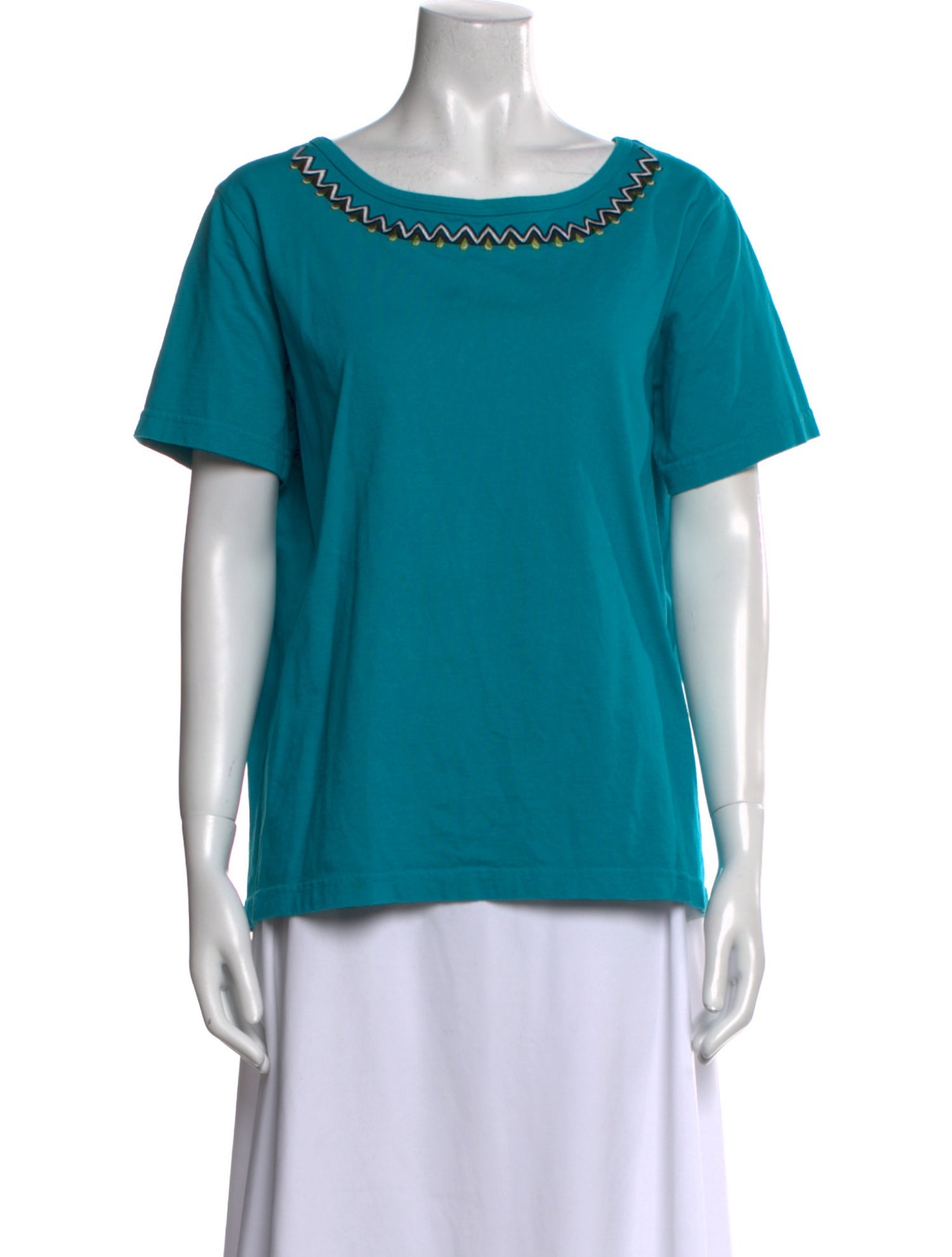 Bob Mackie Wearable Art Scoop Neck Short Sleeve T-Shirt