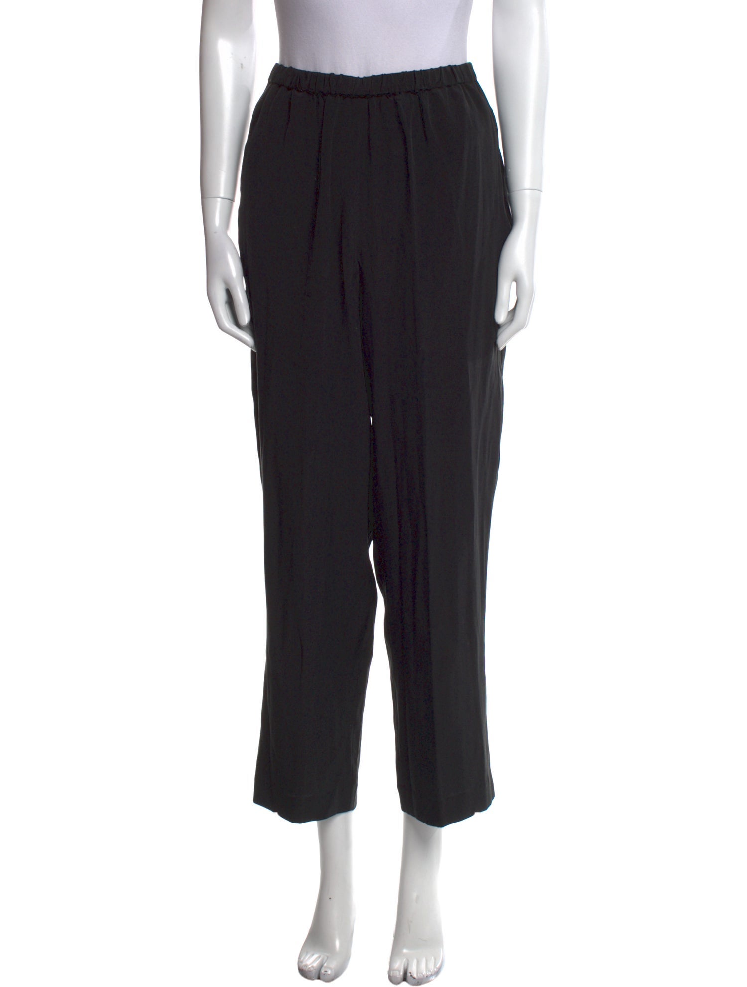 Bob Mackie Wearable Art Silk Straight Leg Pants