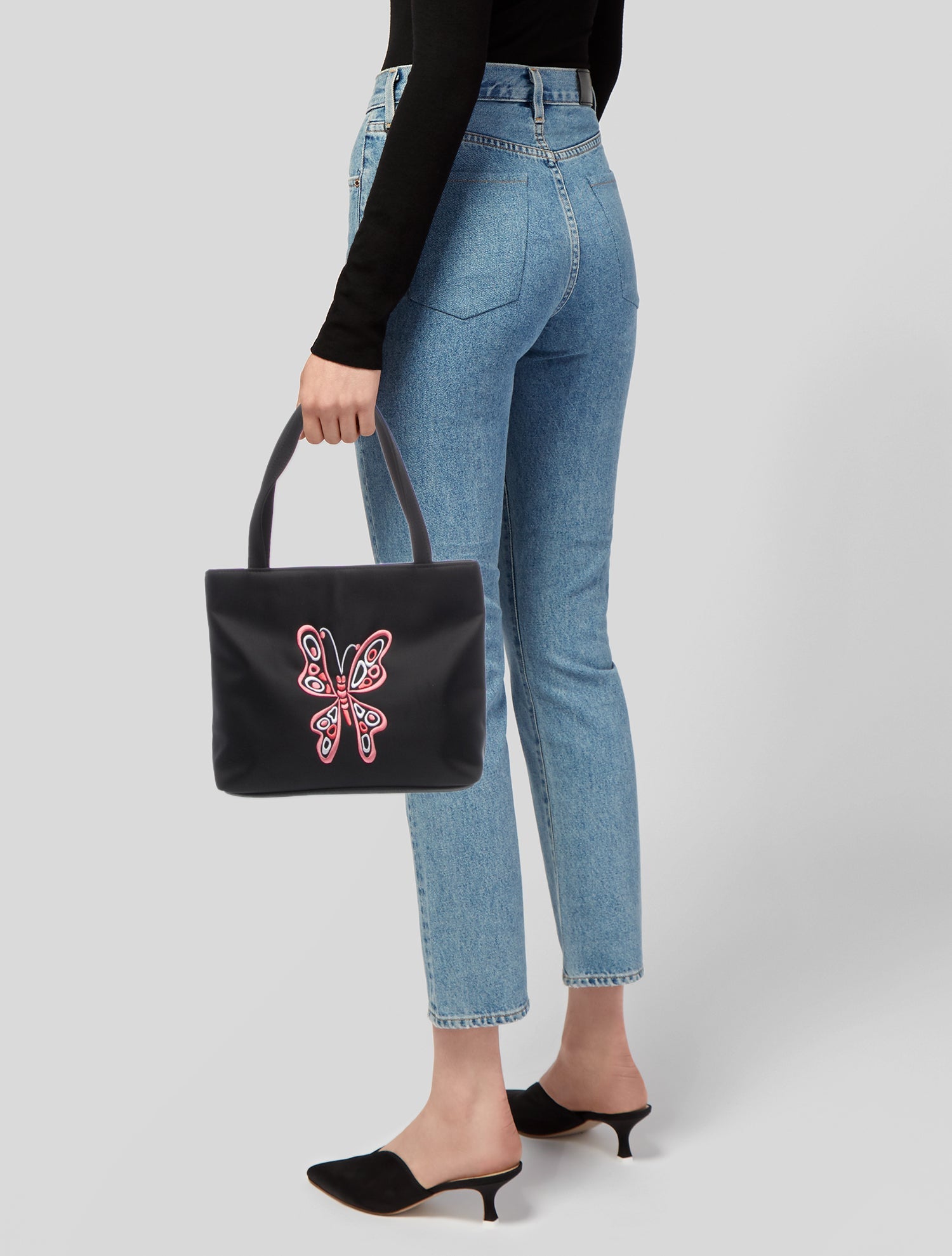 Bob Mackie Wearable Art Nylon Shoulder Bag