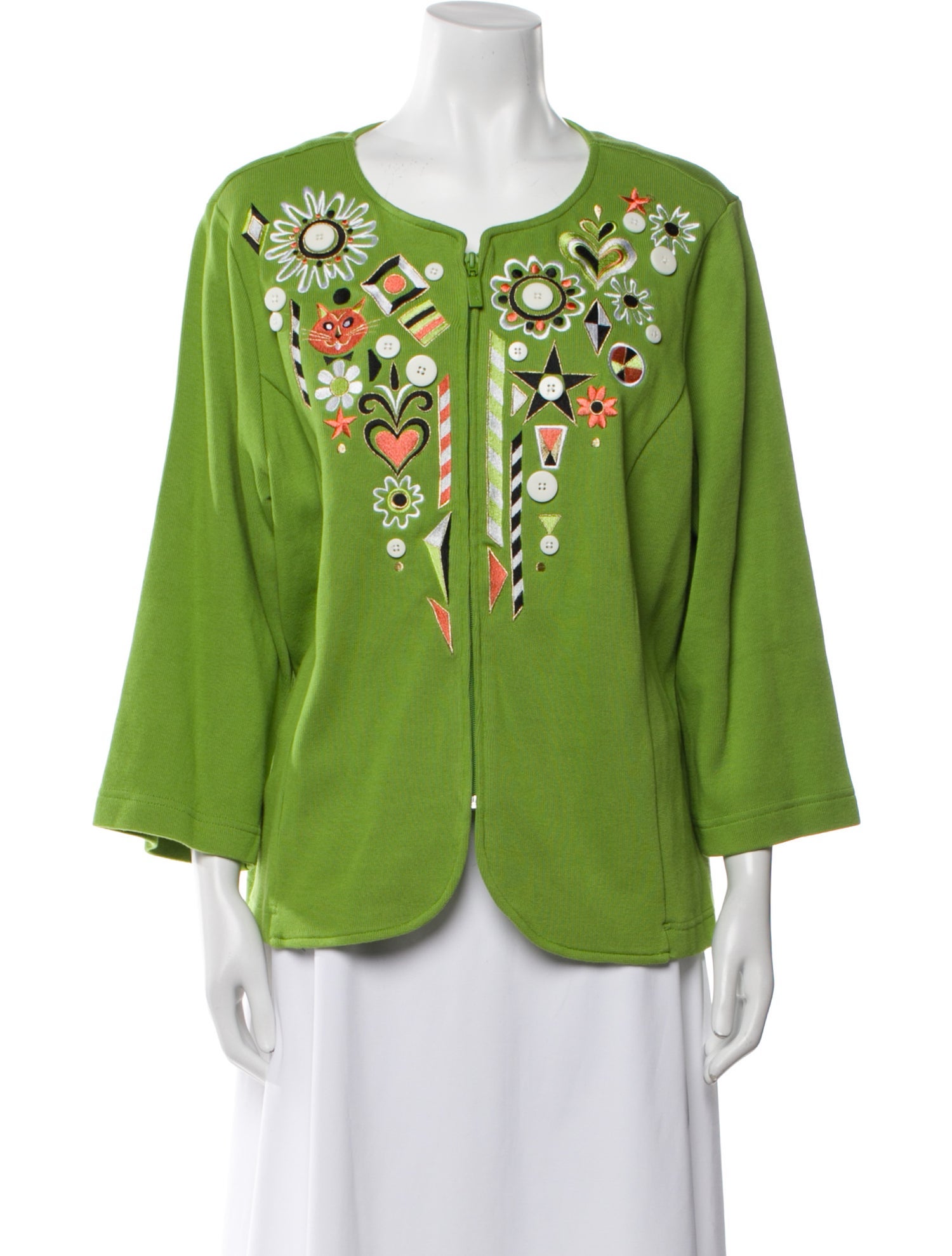 Bob Mackie Wearable Art Evening Jacket