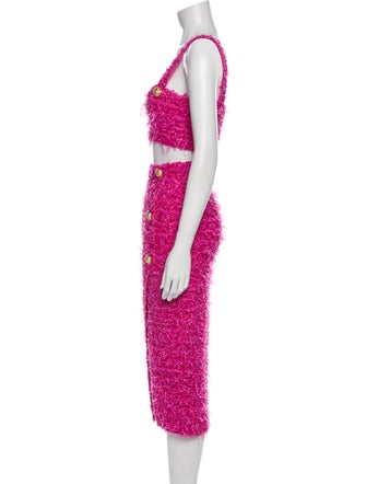 Balmain x Barbie Glitter Accents Skirt Set
