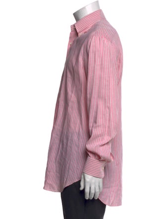 Barba Napoli Striped Long Sleeve Dress Shirt