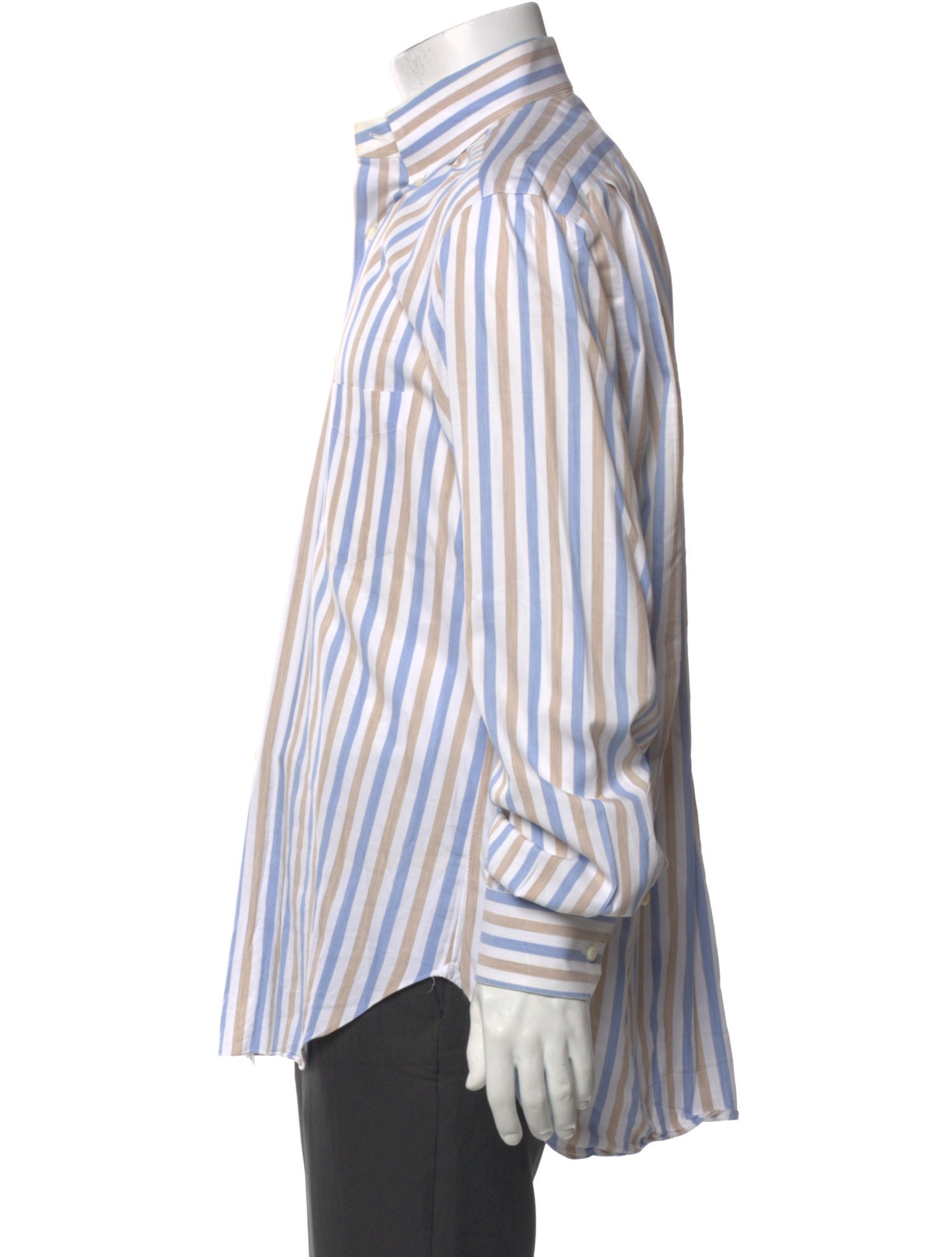 Barba Napoli Striped Long Sleeve Dress Shirt