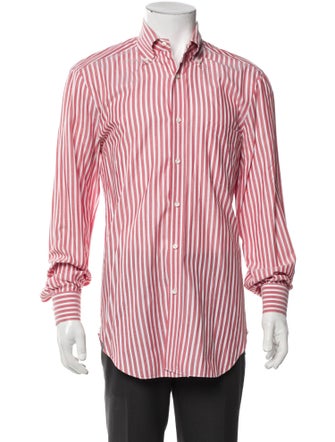 Barba Napoli Striped Long Sleeve Dress Shirt