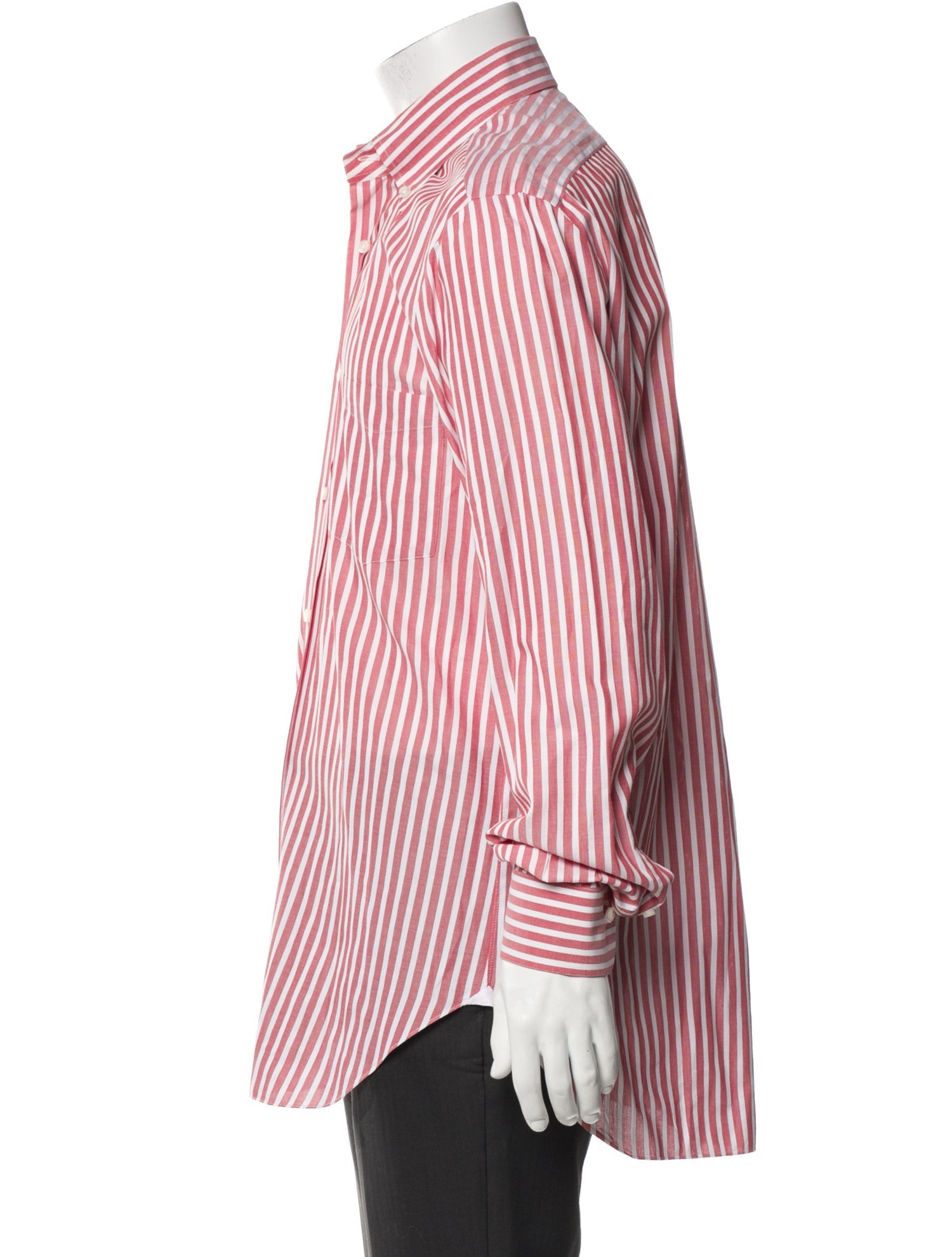 Barba Napoli Striped Long Sleeve Dress Shirt