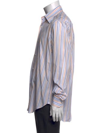 Barba Napoli Striped Long Sleeve Dress Shirt