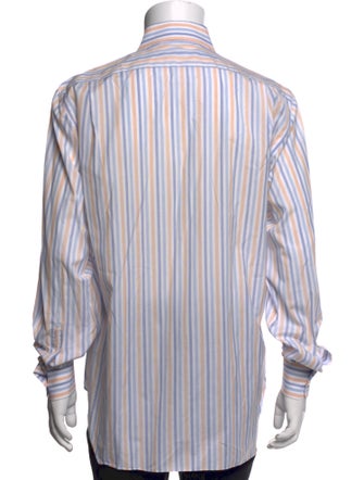 Barba Napoli Striped Long Sleeve Dress Shirt