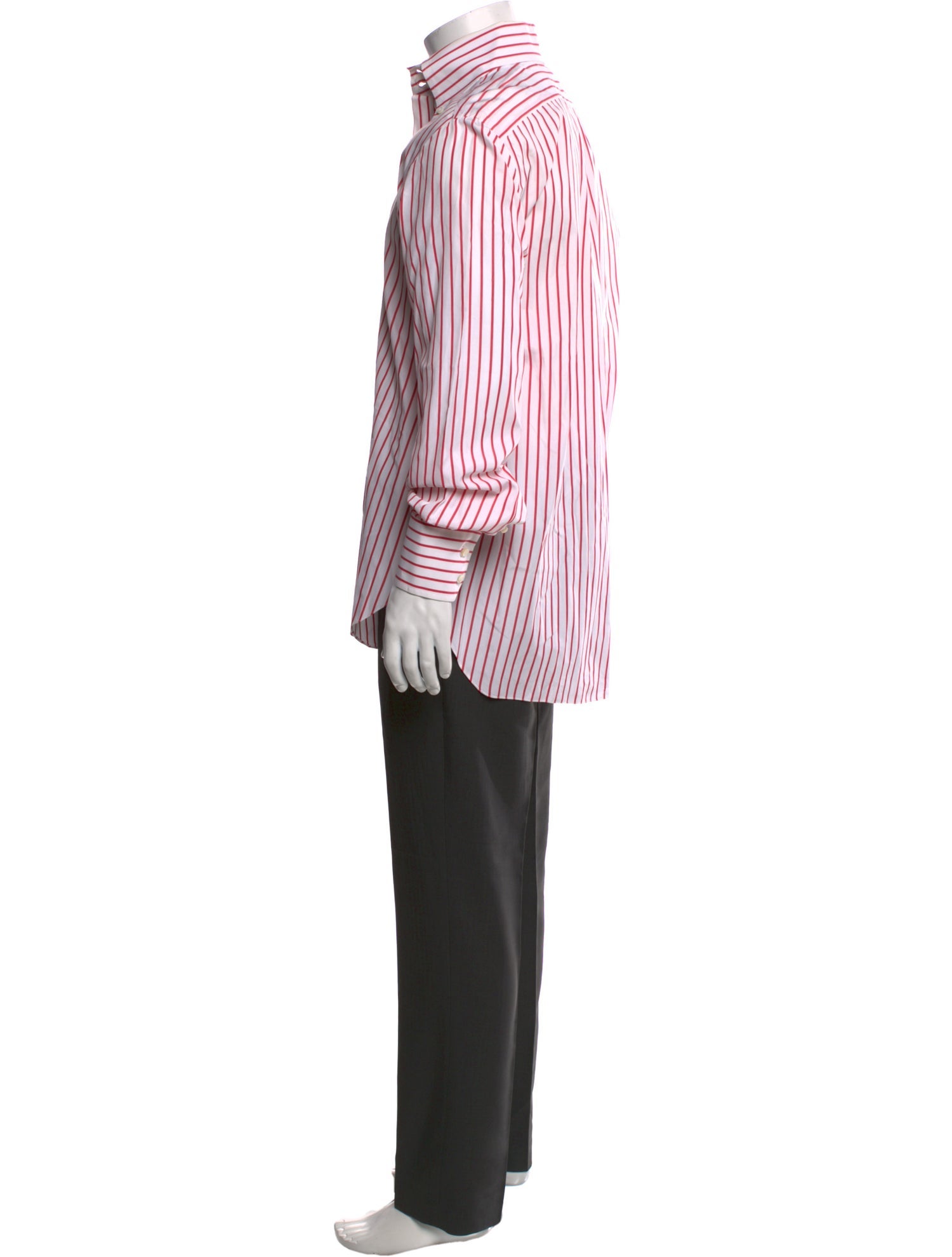 Barba Napoli Striped Long Sleeve Dress Shirt