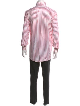 Barba Napoli Striped Long Sleeve Dress Shirt