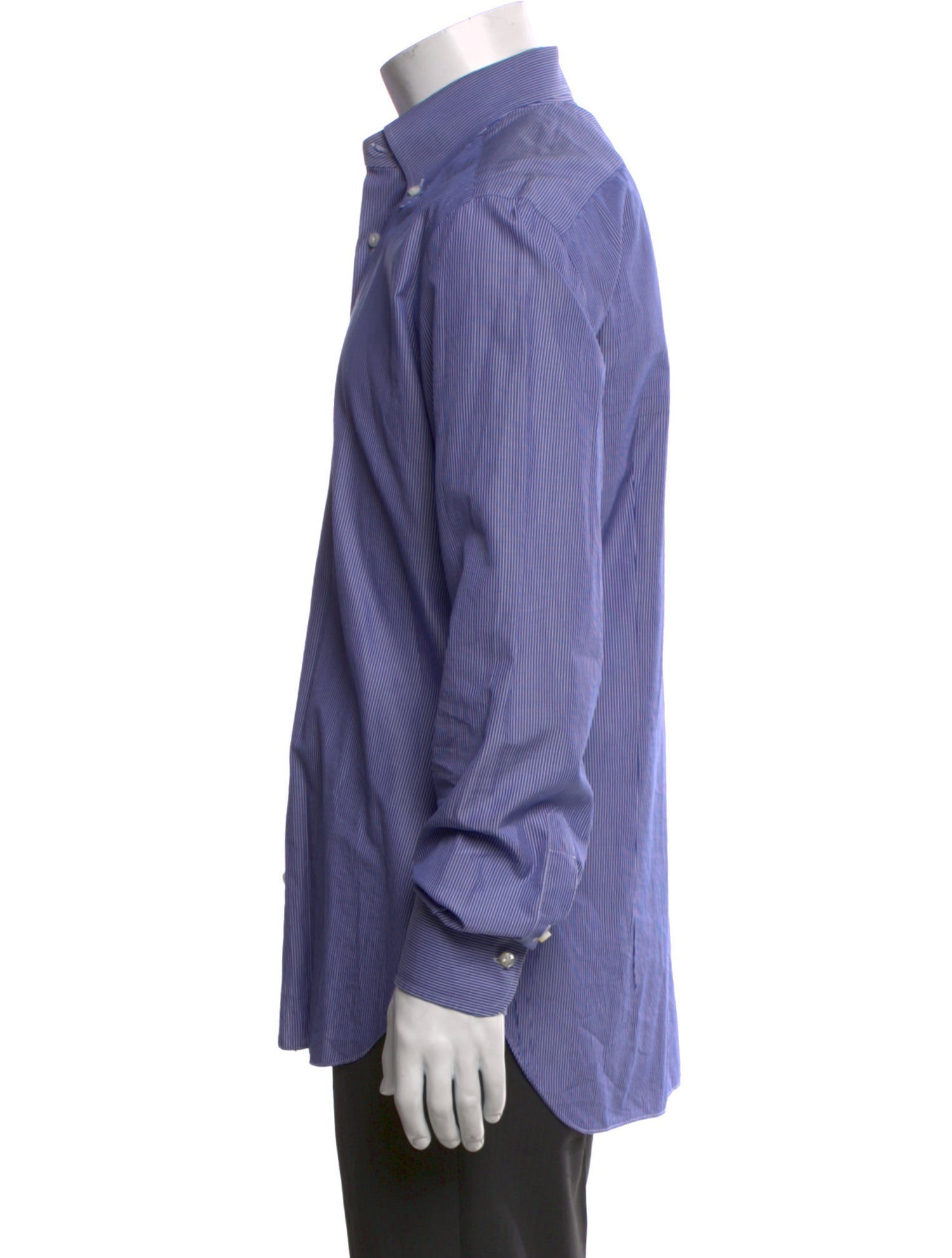 Barba Napoli Striped Long Sleeve Dress Shirt