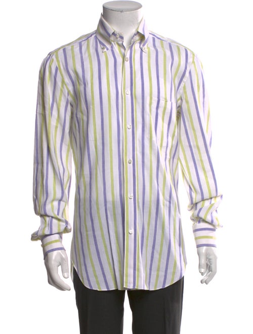 Barba Napoli Striped Long Sleeve Dress Shirt