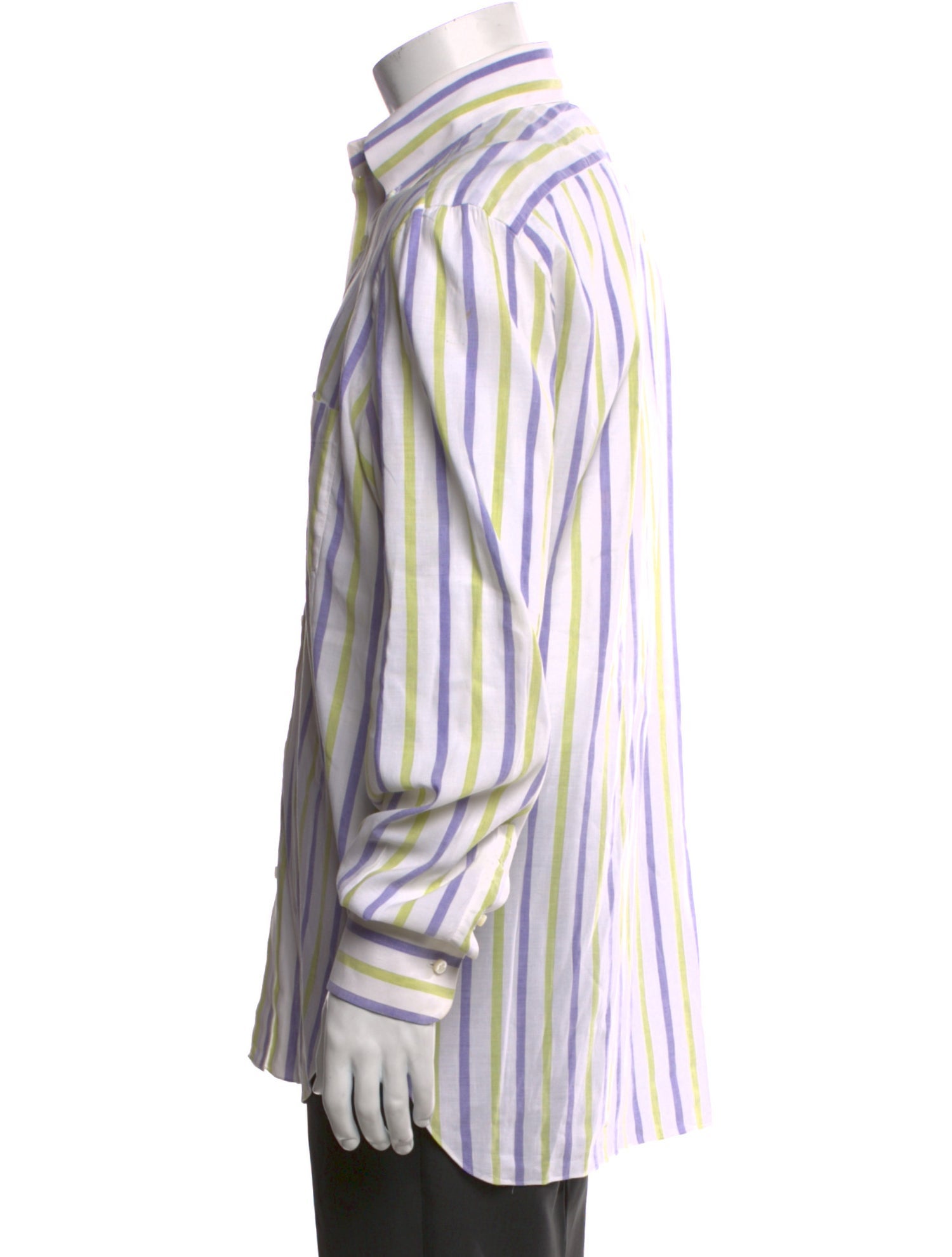 Barba Napoli Striped Long Sleeve Dress Shirt