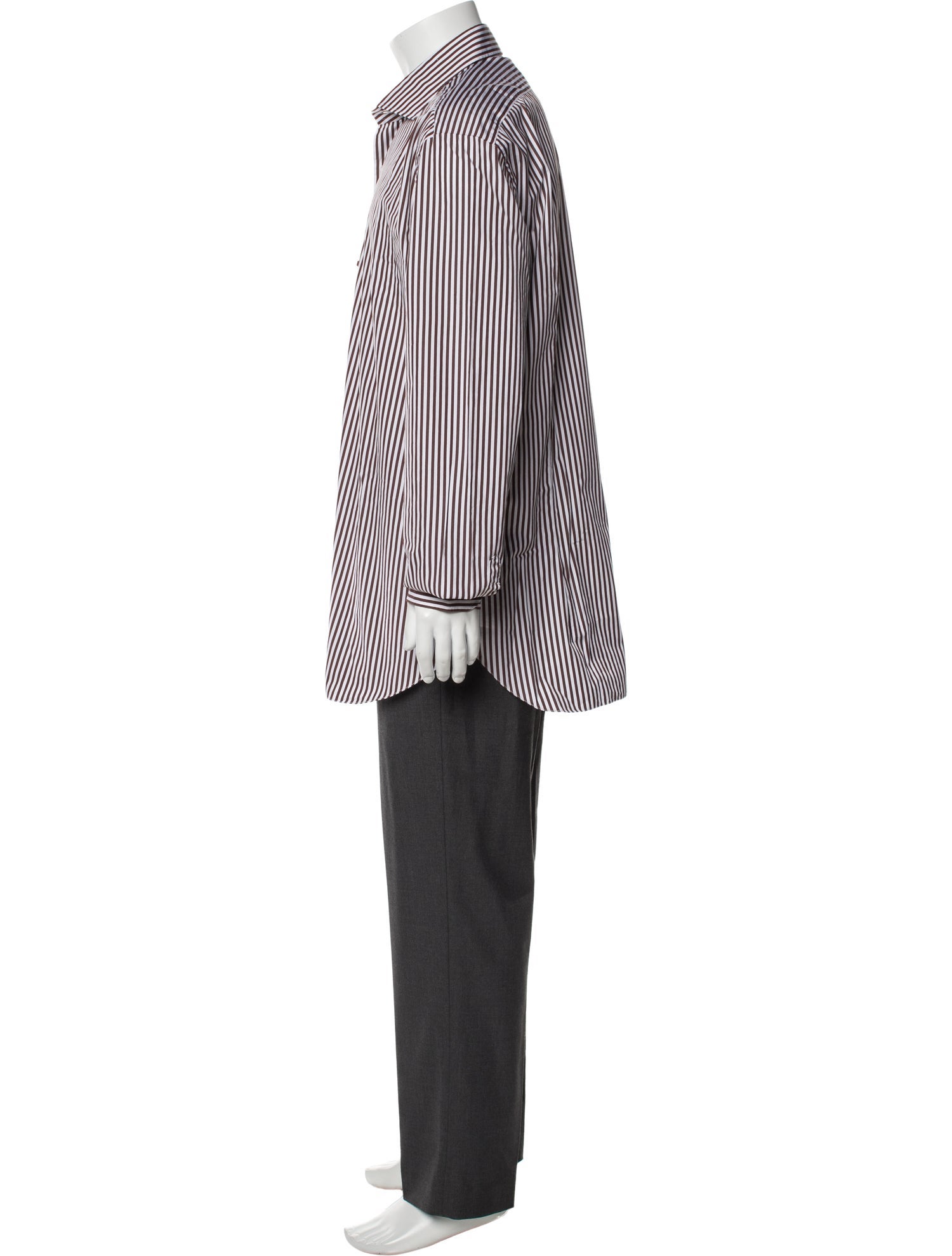 Barba Napoli Striped Long Sleeve Shirt