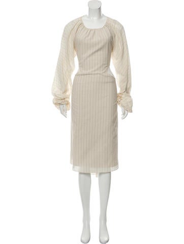 Bande Noir Dresses Scoop Neck Midi Length Dress S