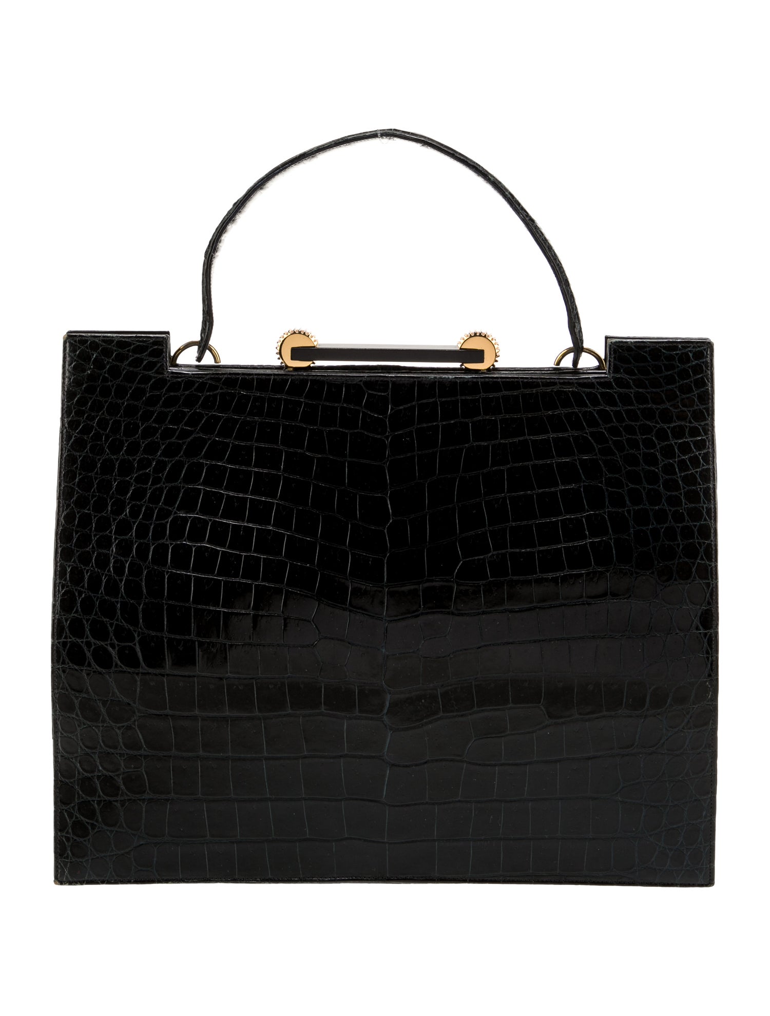 Bienen Davis Alligator Top Handle Bag