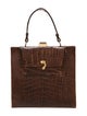 Bienen Davis Crocodile Top Handle Bag