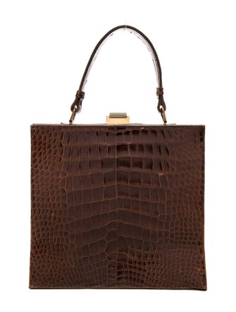 Bienen Davis Crocodile Top Handle Bag