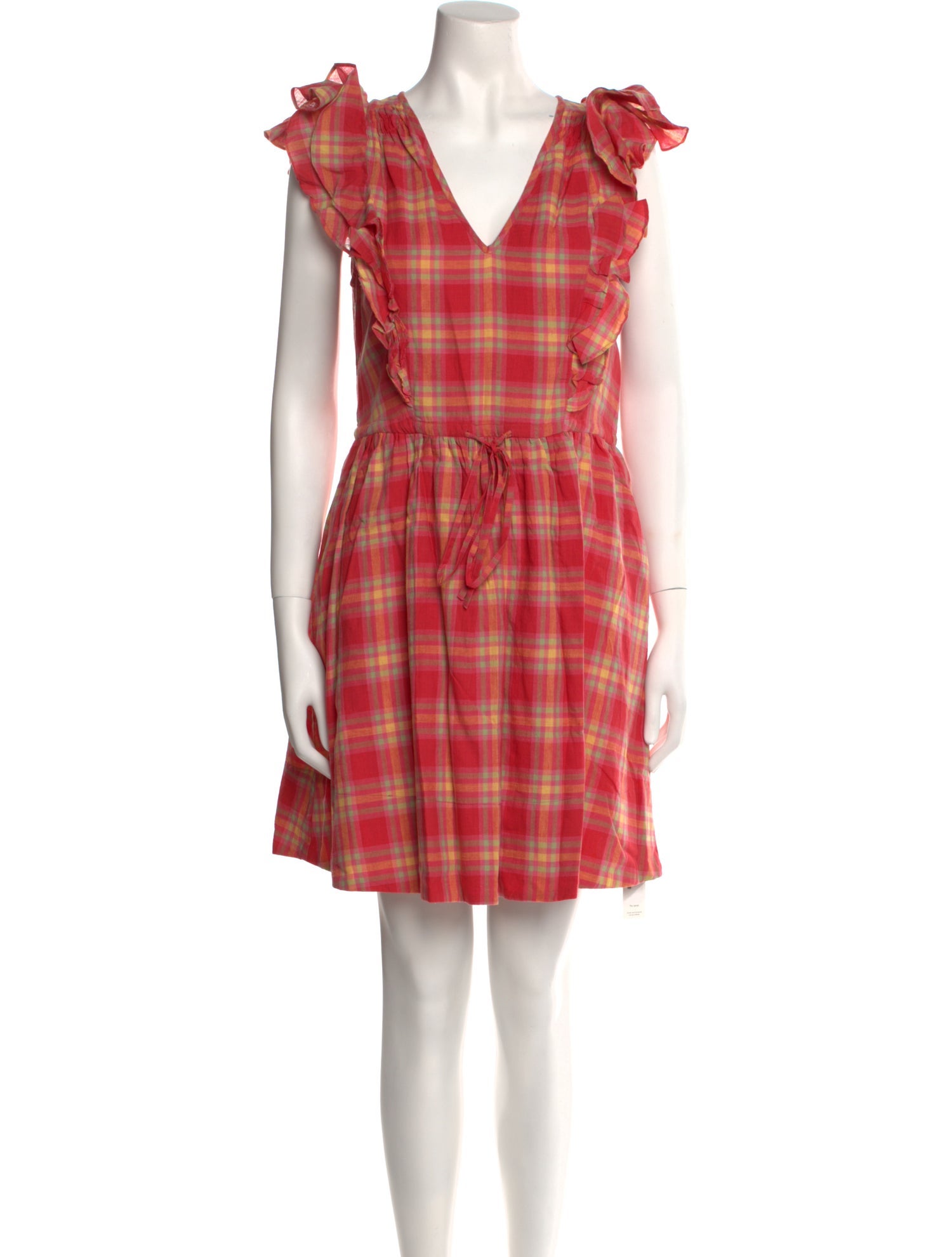 Banjanan Plaid Print Mini Dress