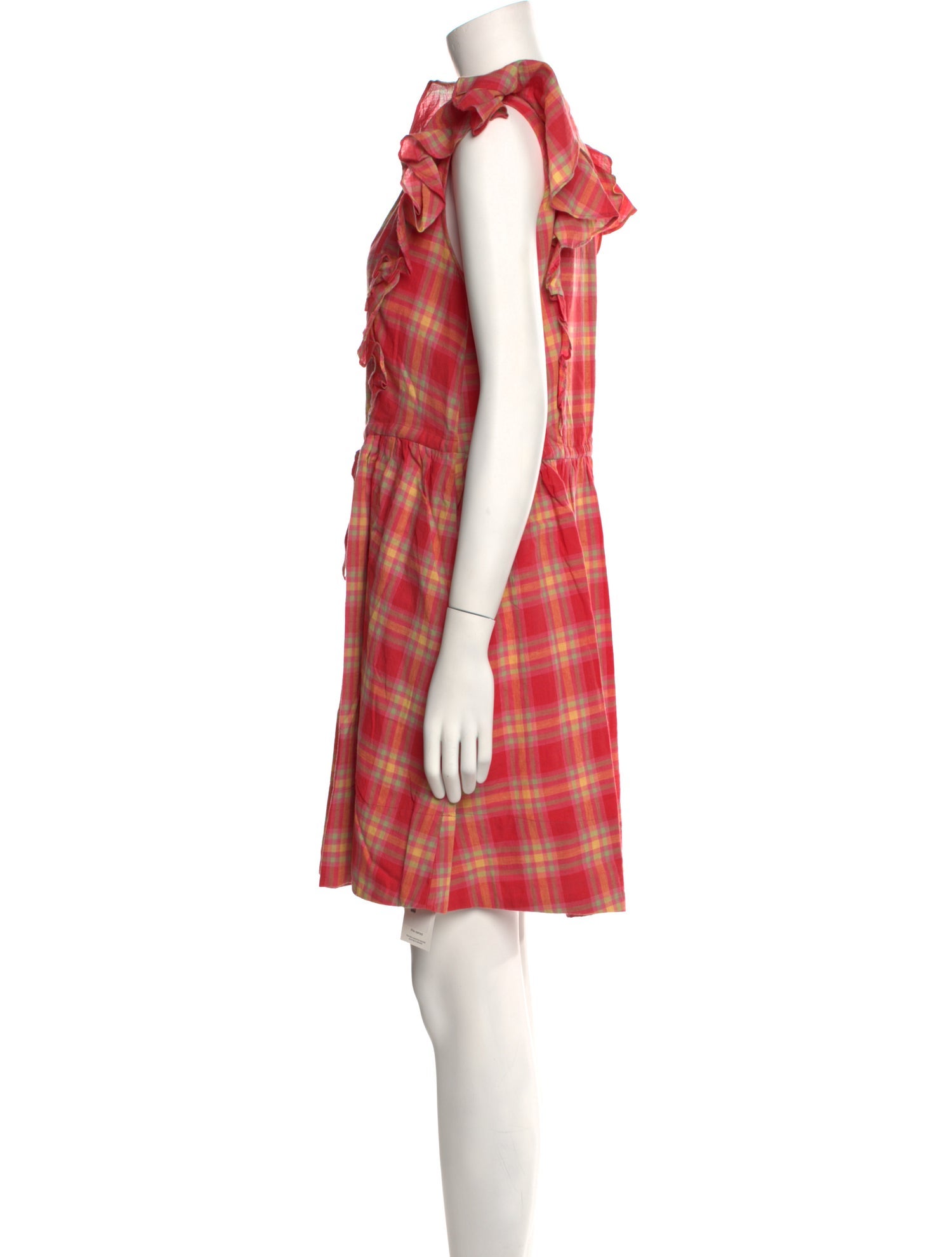 Banjanan Plaid Print Mini Dress