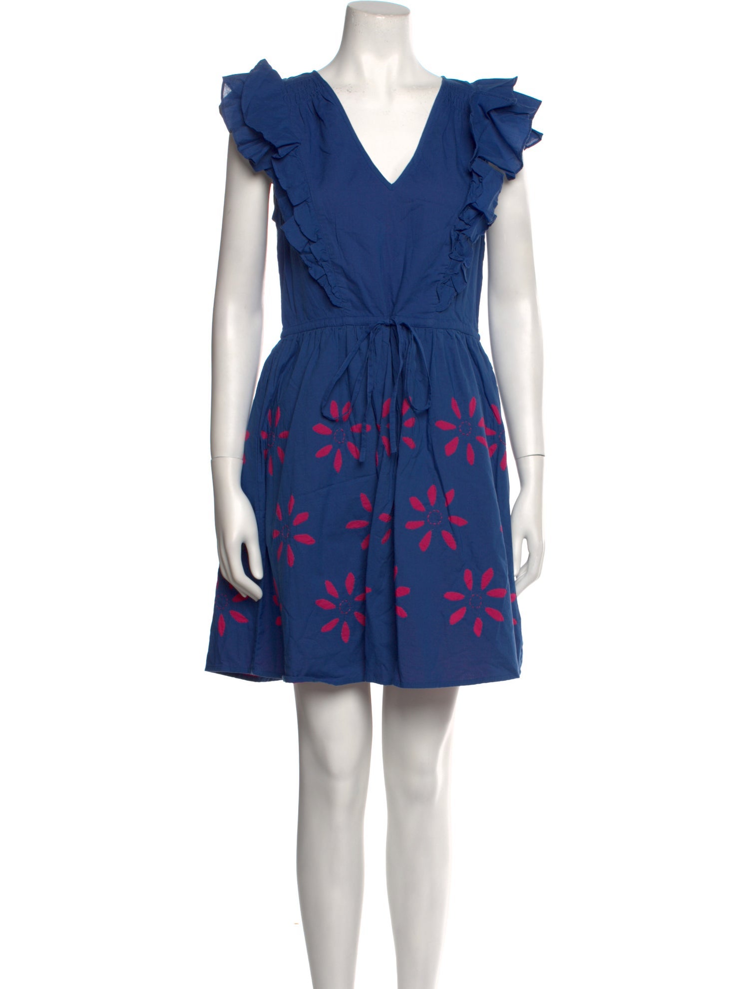 Banjanan V-Neck Mini Dress