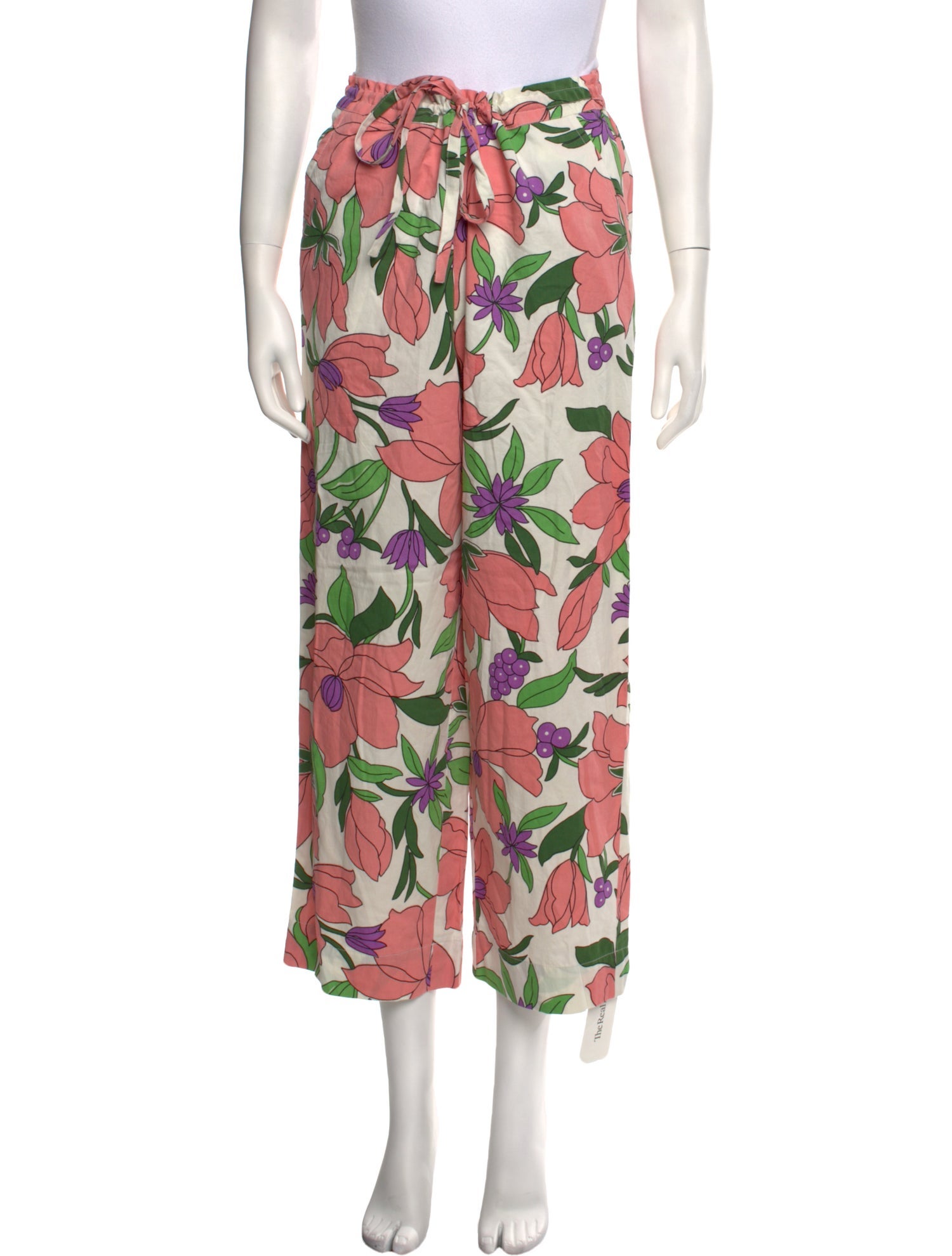 Banjanan Floral Print Wide Leg Pants