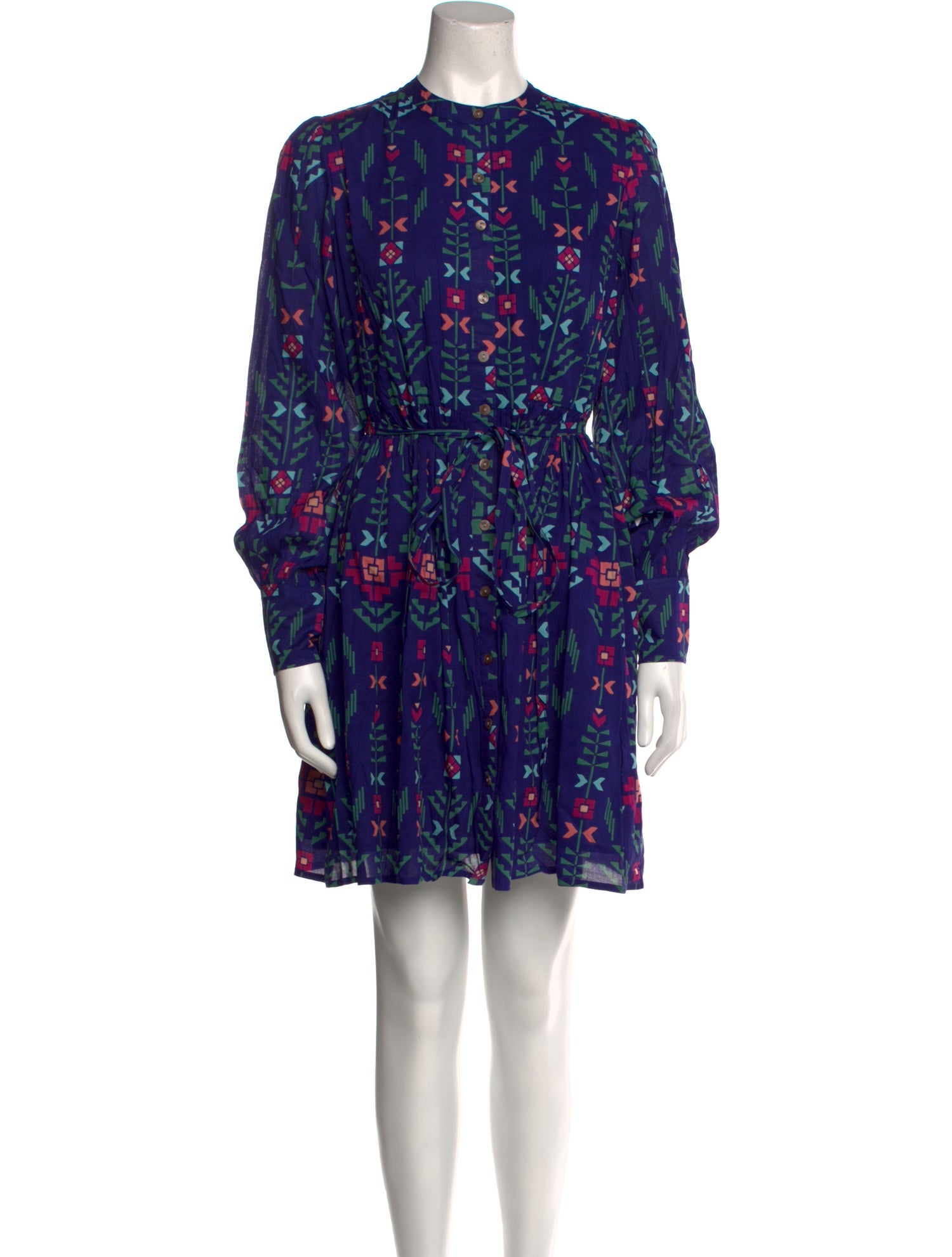 Banjanan Floral Print Mini Dress