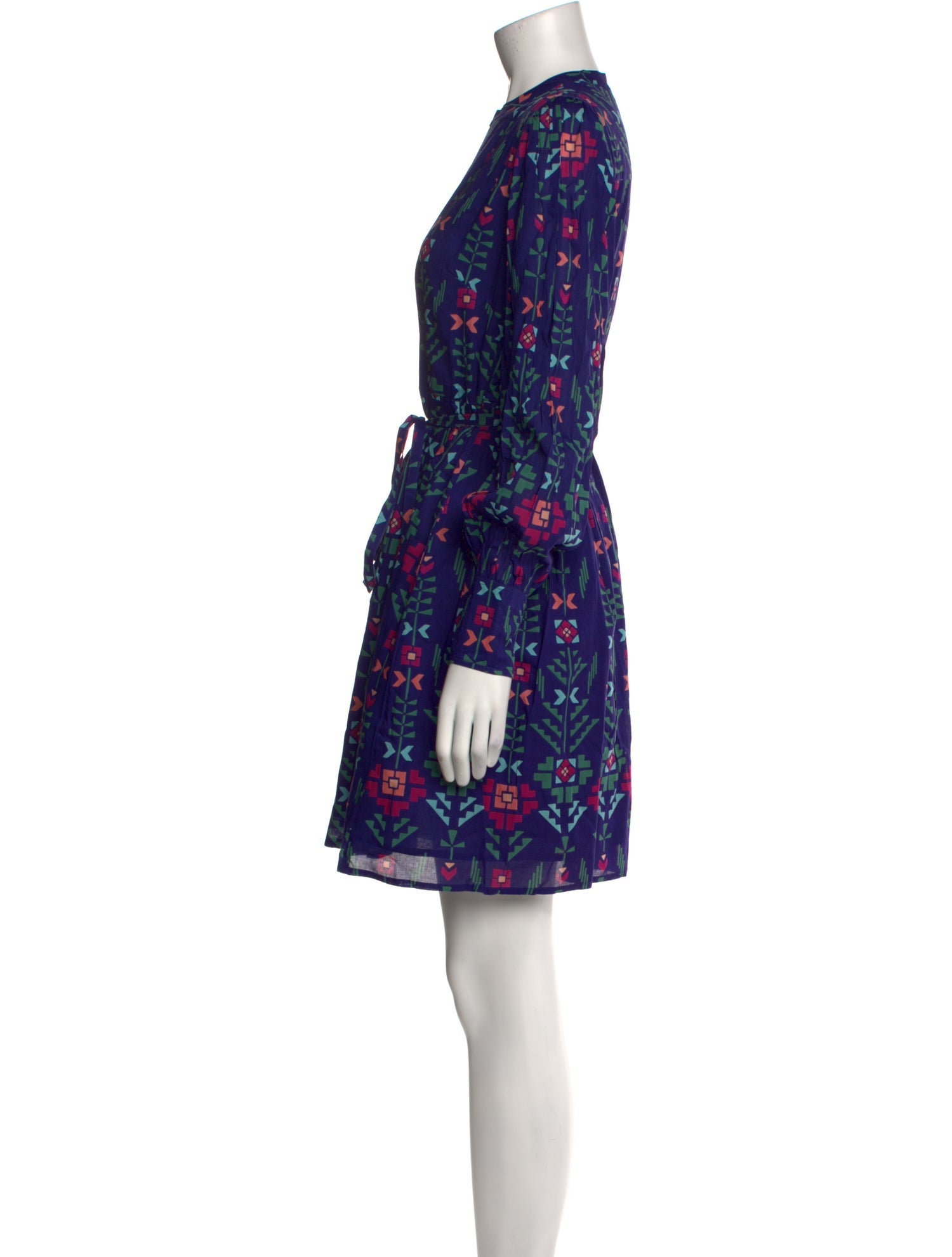 Banjanan Floral Print Mini Dress