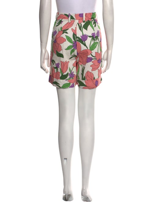 Banjanan Floral Print Mini Shorts