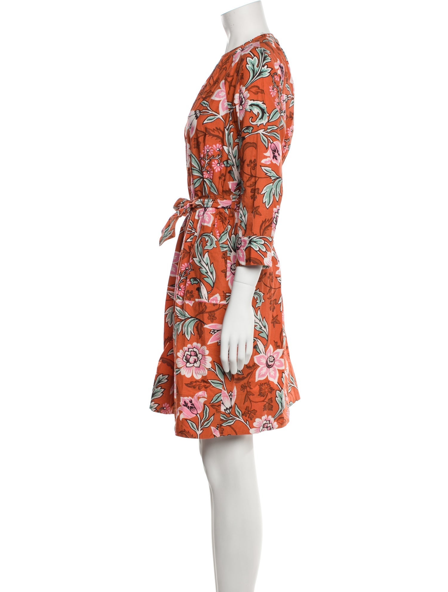 Banjanan Floral Print Mini Dress