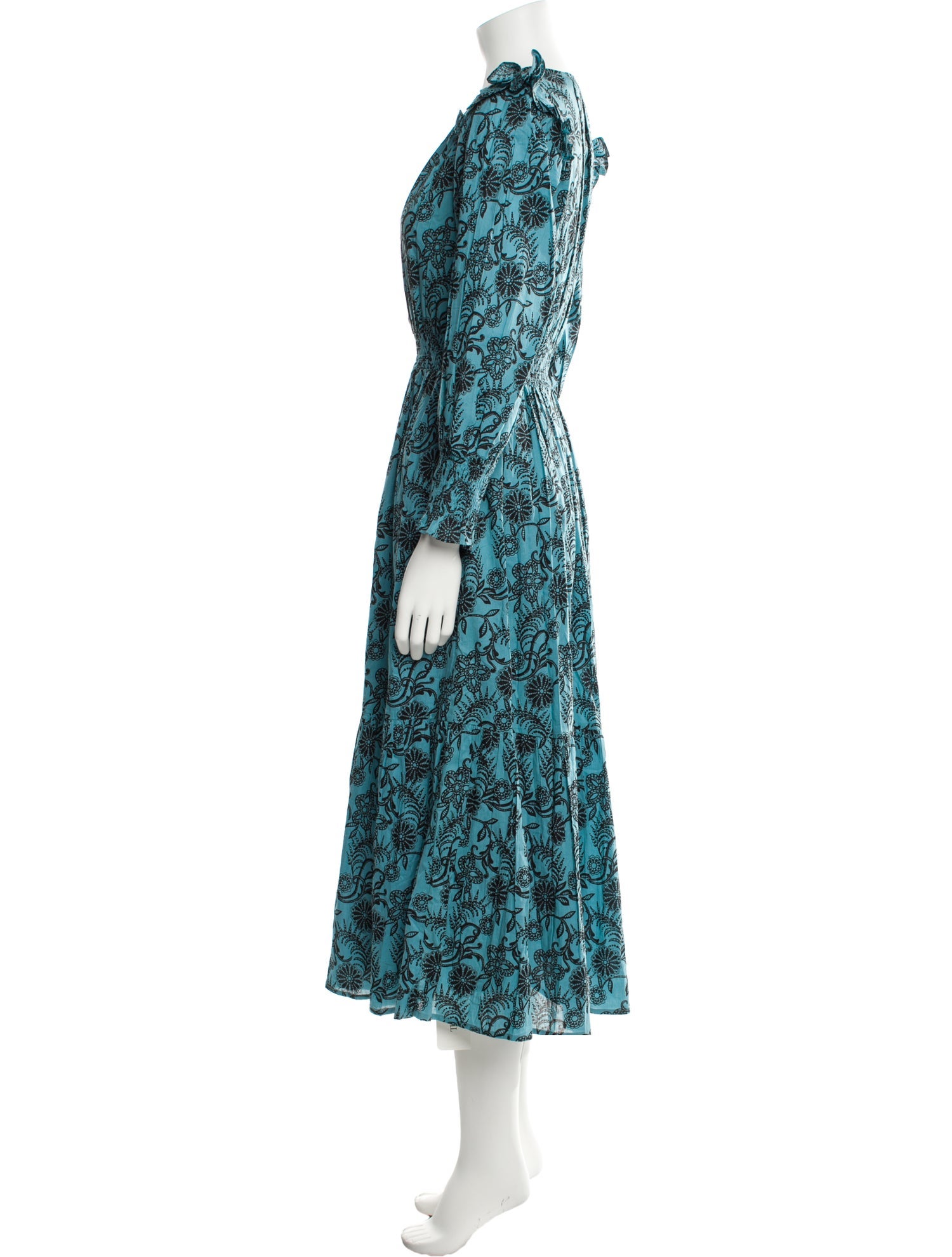 Banjanan Floral Print Long Dress w/ Tags