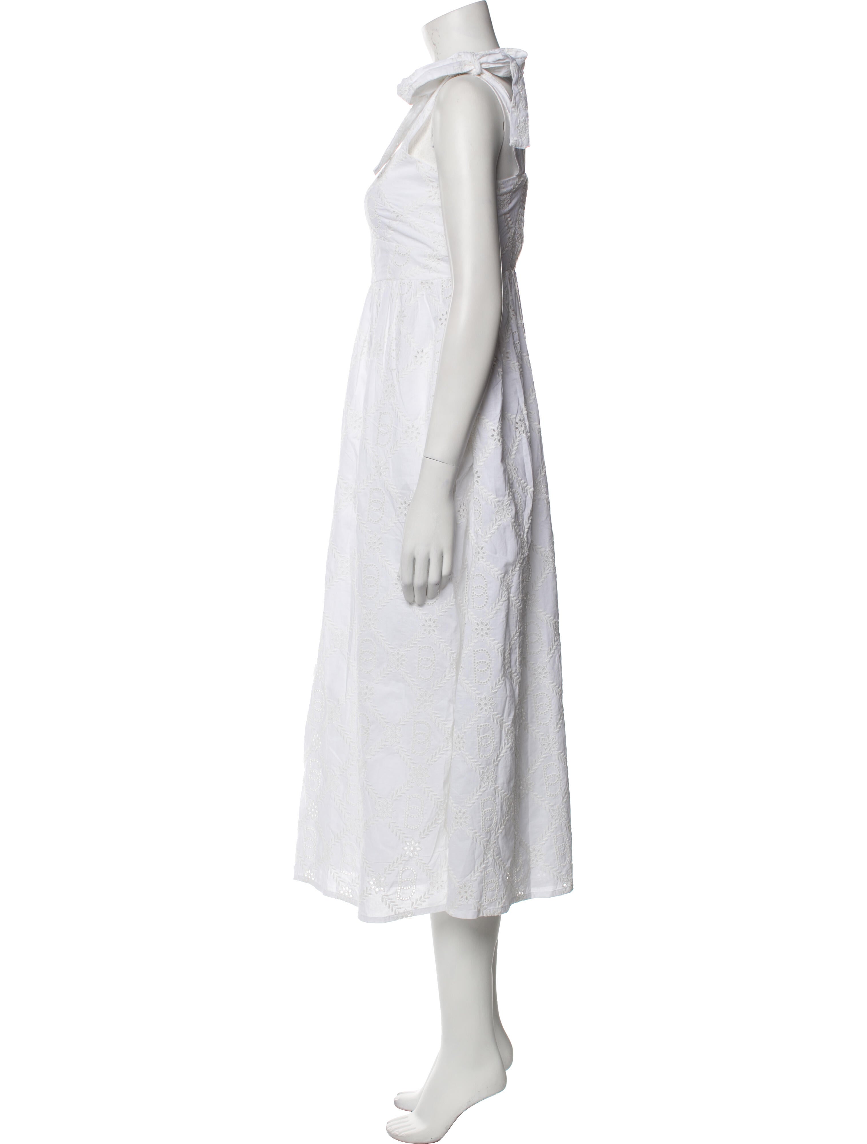 Banjanan Square Neckline Midi Length Dress