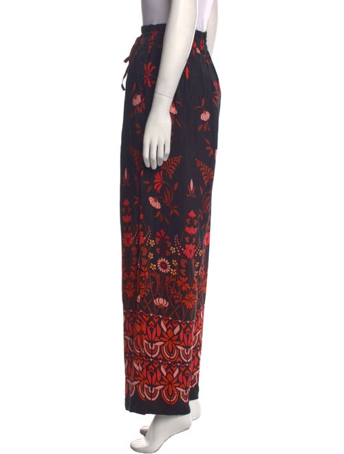 Banjanan Floral Print Wide Leg Pants