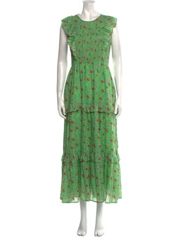 Banjanan Dresses Floral Print Long Dress L