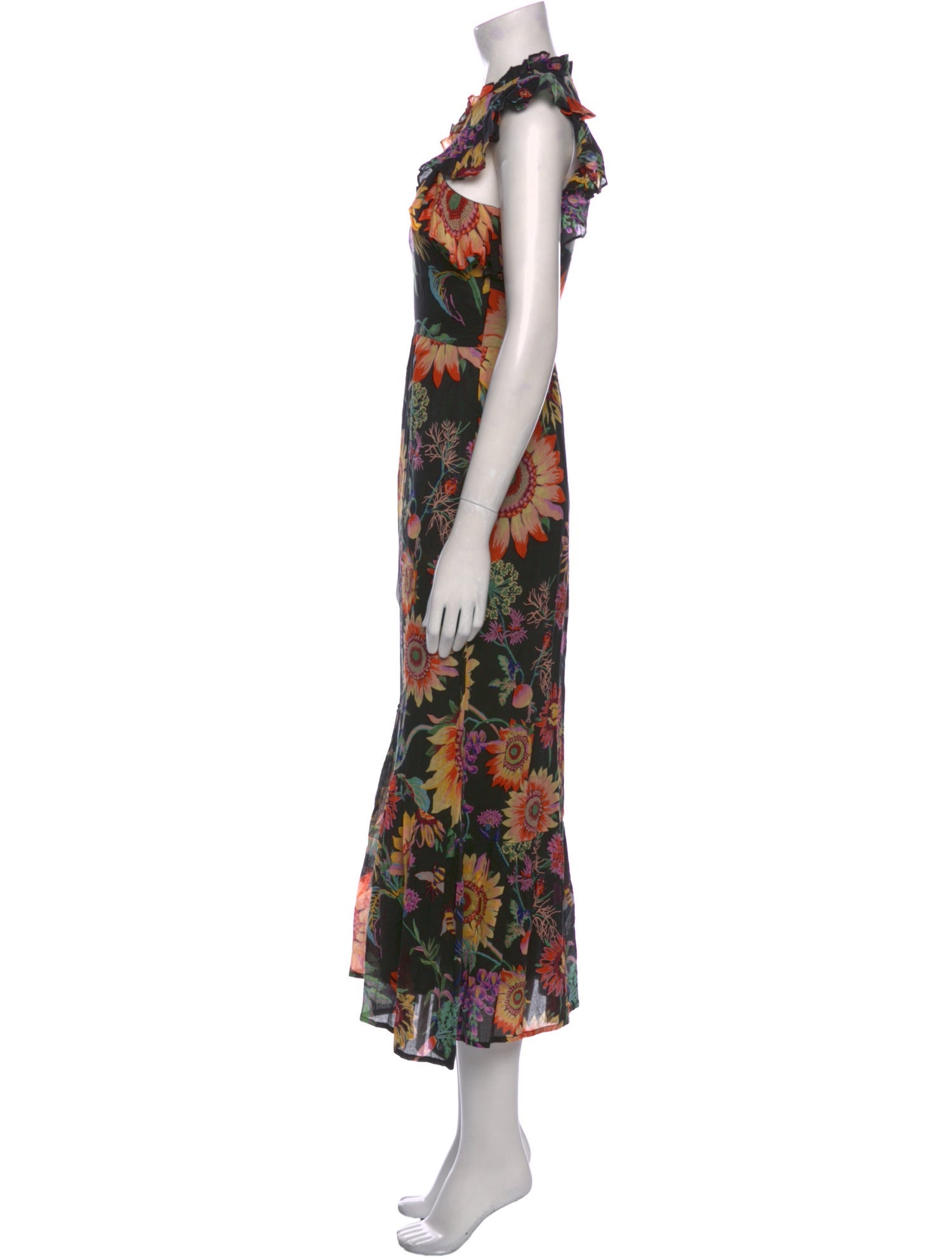Banjanan Floral Print Long Dress