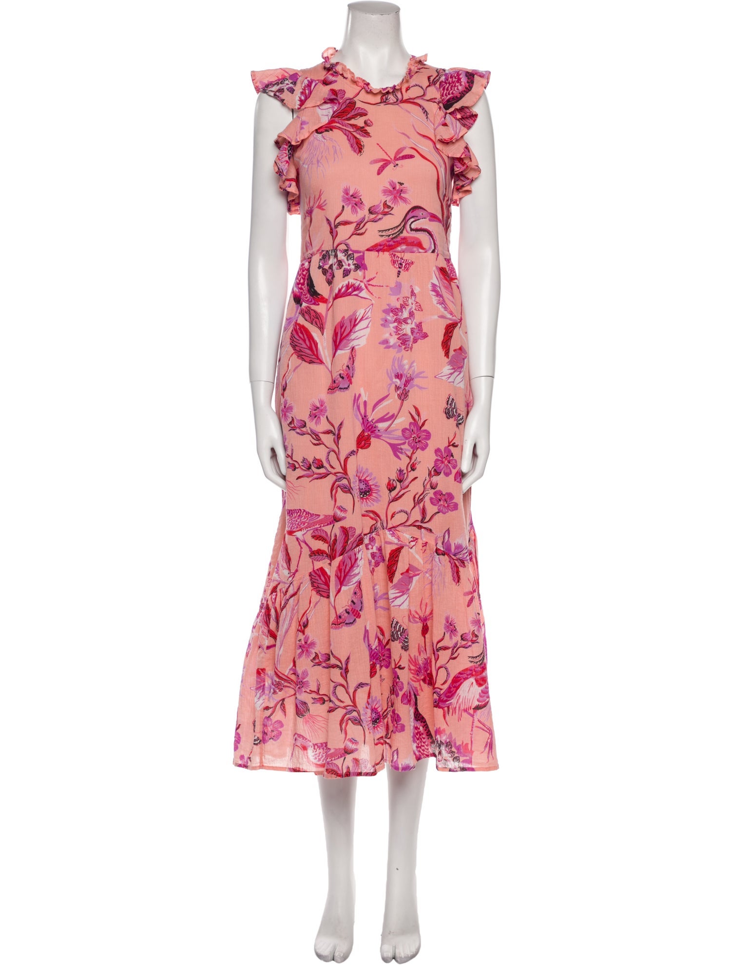 Banjanan Floral Print Long Dress