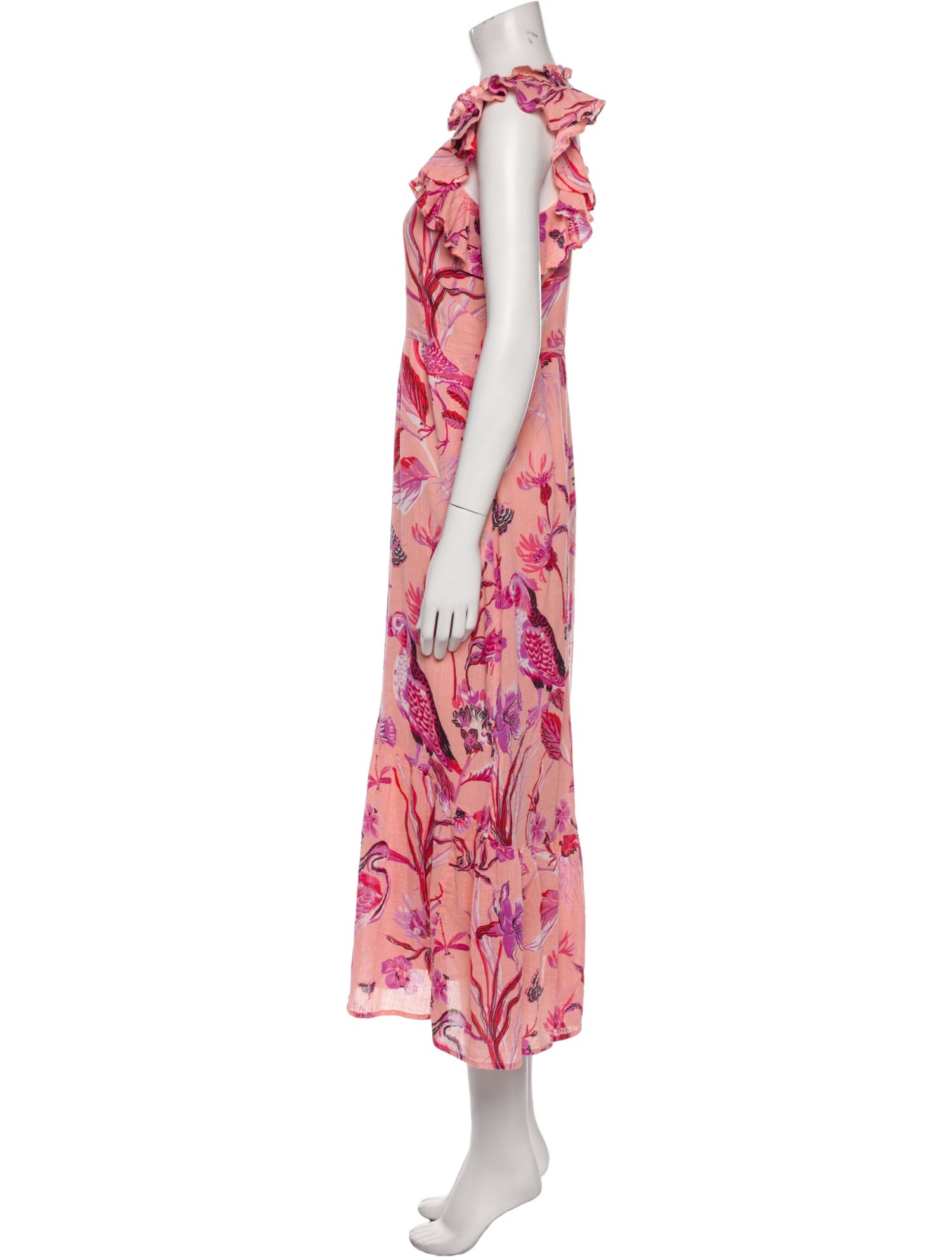 Banjanan Floral Print Long Dress