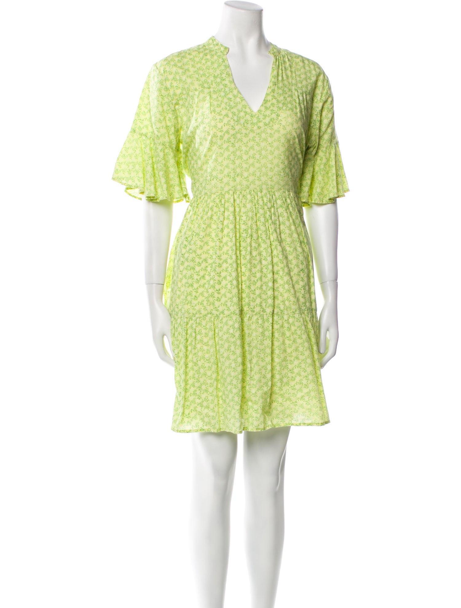 Banjanan Floral Print Mini Dress