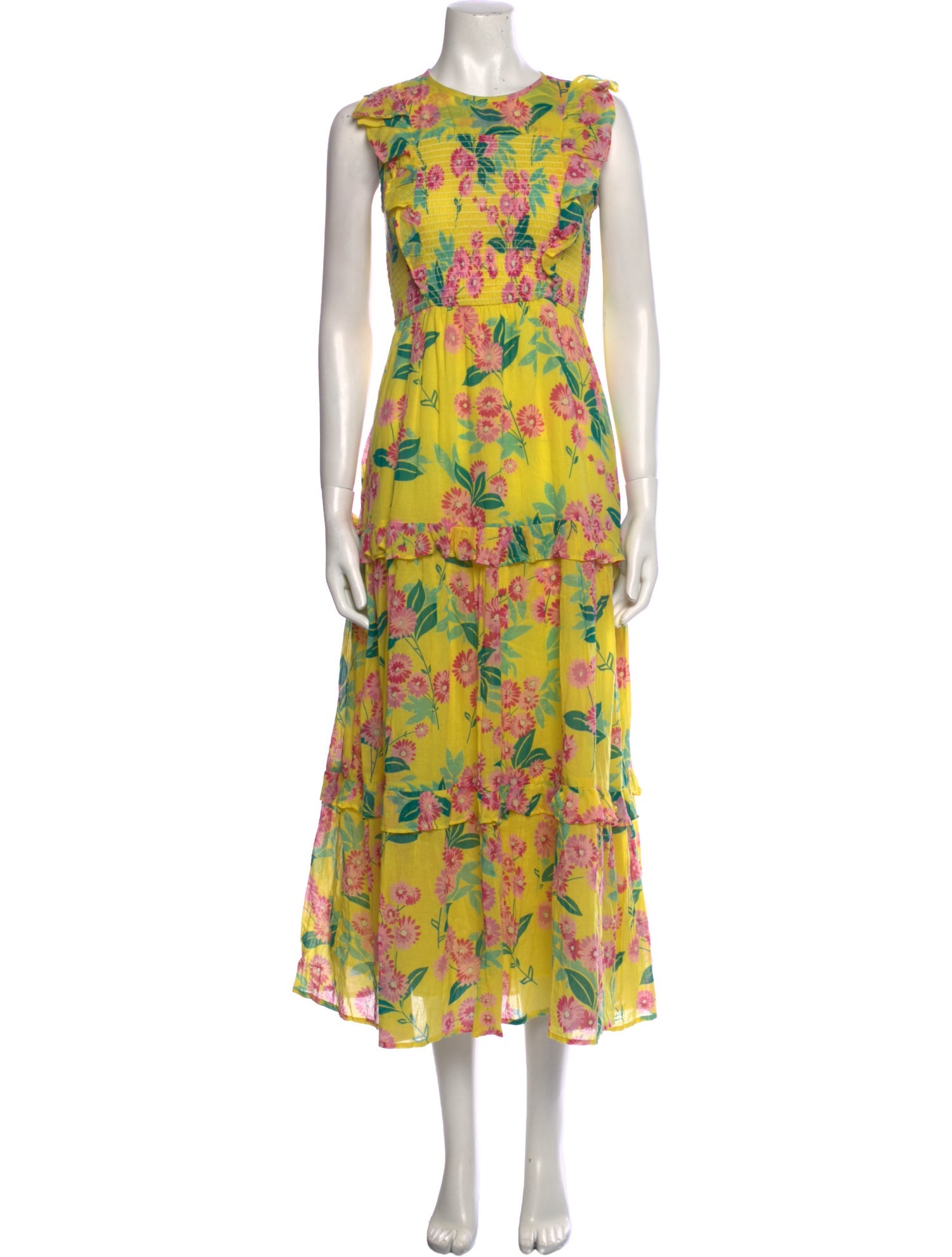 Banjanan Floral Print Long Dress w/ Tags