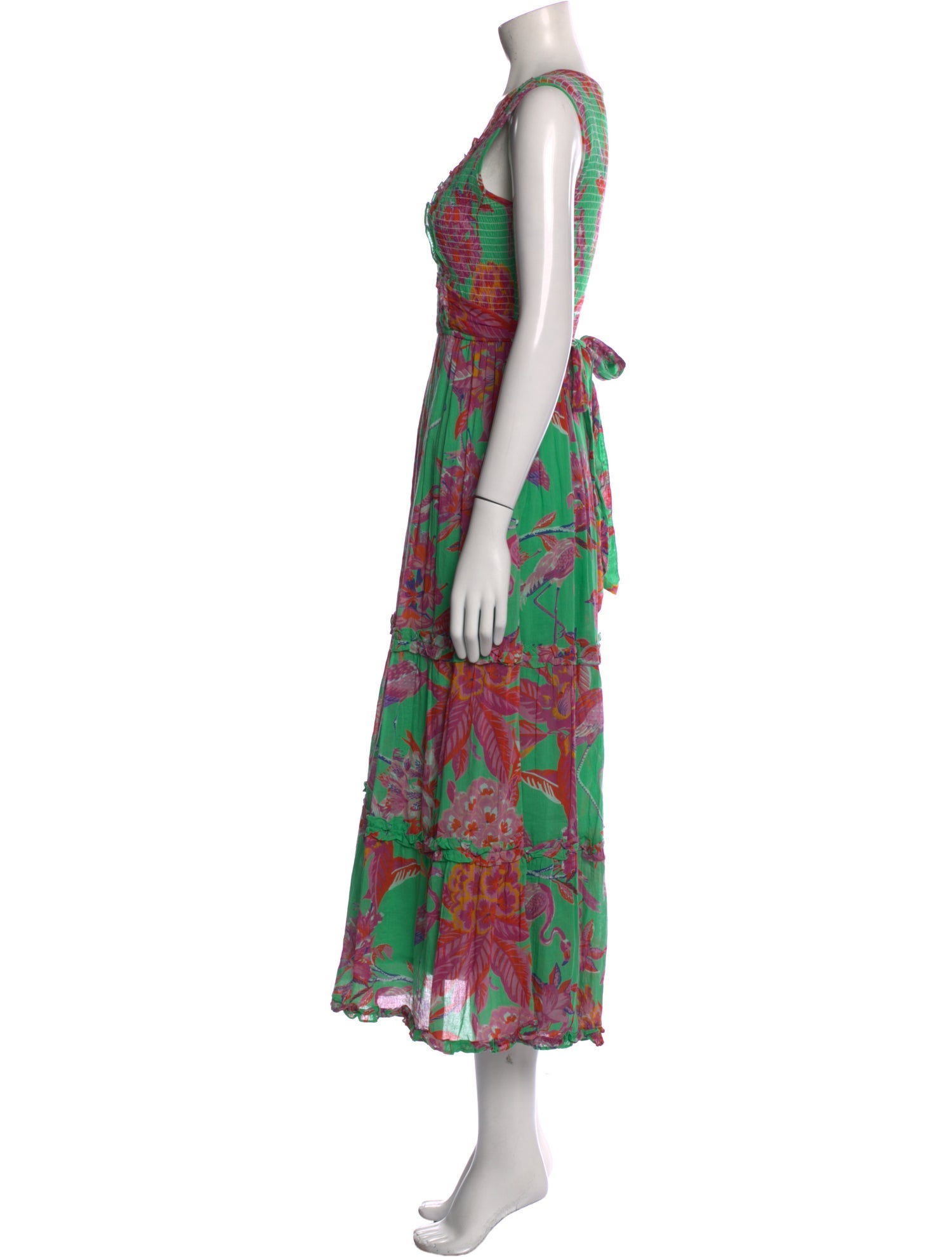 Banjanan Floral Print Long Dress