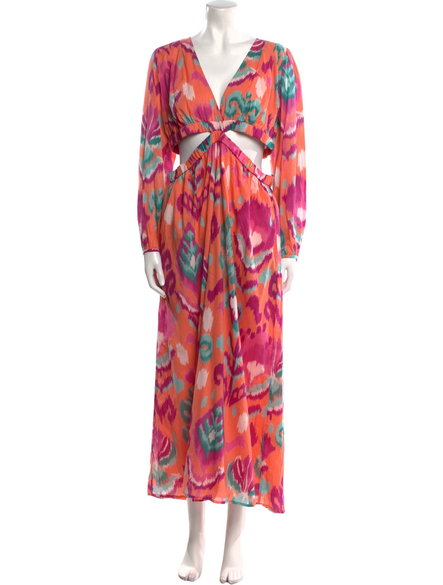 Banjanan Printed Long Dress w/ Tags